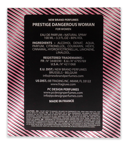 Perfume New Brand Dangerous Women Eau De Parfum, 100 Ml, Par - Imagem 7