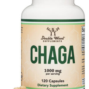 Suplemento Cápsulas De Cogumelos Chaga De Madeira Dupla 120