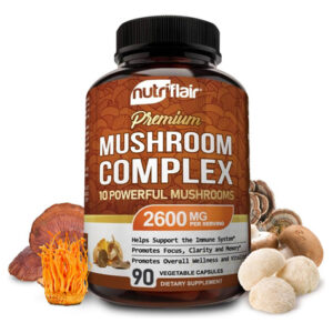 Suplemento Nutriflair Mushroom Complex 2600mg 90 Cápsulas