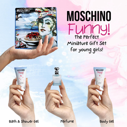 Conjunto De Presentes De Perfume Moschino Funny! Toy 2 Mini - Imagem 4