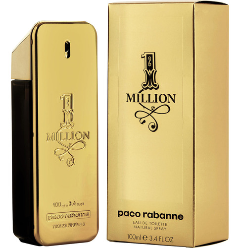 Perfume Paco Rabanne 1 Million Edt Spray Para Homens 100ml