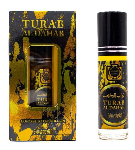 Óleo De Perfume Turab Al Dahab Roll-on De 6 Ml (0,2 Fl Oz) Unissex