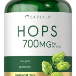 Suplemento Hops Carlyle 700mg 180 Cápsulas De Glúten Não Tra