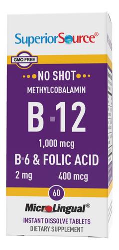 Suplemento De Fonte Superior De Vitamina B12 Metilcobalamina - Imagem 5