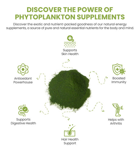 Suplementos Mr. Ros Marine Phytoplankton Energy 90 Cápsulas - Imagem 2