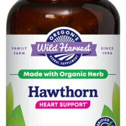 Suplemento Oregon&quots Wild Harvest Hawthorn 1200 Mg 90 Cápsula