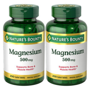 Suplemento Nature's Bounty Magnésio 500 Mg 400 Comprimidos