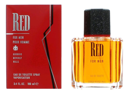 Perfume Giorgio Beverly Hills Red Edt 100ml Para Homens