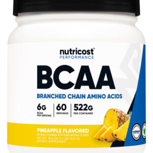 Bcaa Em Pó Nutricost Sabor Abacaxi 60 Porções