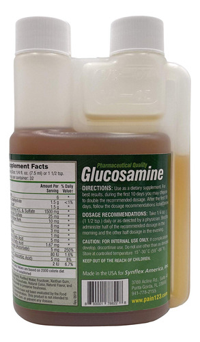 Suplemento Líquido De Glucosamina Synflex 1500 240 Ml De Man - Imagem 2