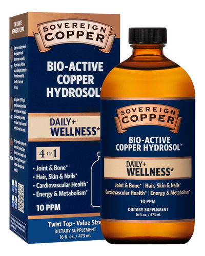 Suplemento Sovereign Copper Bioactive Copper Hydrosol 480ml