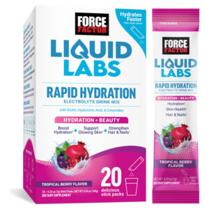 Pacote De Hidratação Force Factor Liquid Labs Beauty 20x