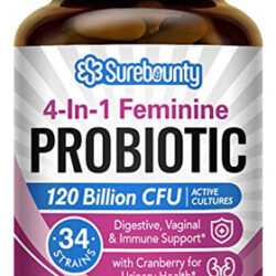 Suplemento Surebounty Probiotics 30 Cápsulas Para Mulheres