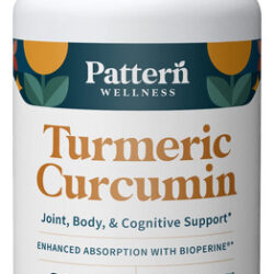 Suplemento Pattern Wellness Curcuma Curcumina 1300 Mg 60 Cáp