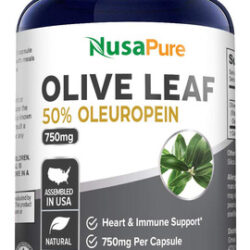 Suplemento De Extrato De Folha De Oliveira Nusapure 750 Mg 6