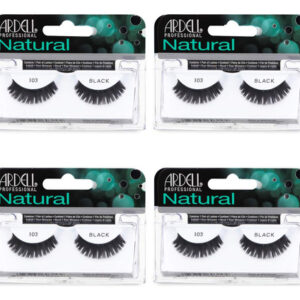 Cílios Postiços Ardell Natural Lashes 103 Pretos (pacote Com