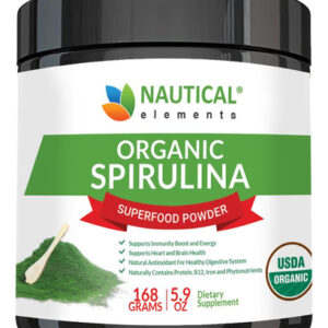 Espirulina Em Pó Nautical Elements Premium Usda Organic