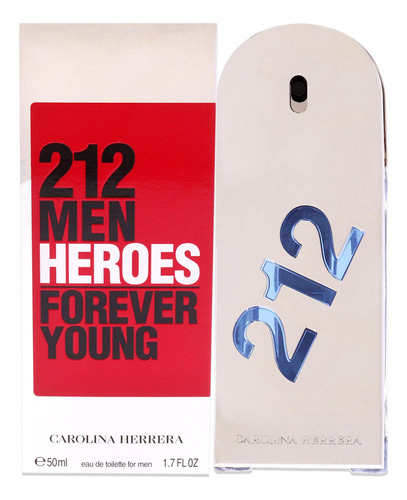Perfume Carolina Herrera 212 Heroes Forever Young Edt 50ml