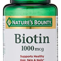 Suplemento De Metabolismo De Biotina 1000mcg Nature's Bounty