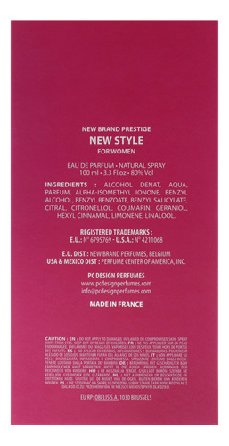 Perfume Prestige New Style Edp 100ml Para Mulheres Da New Br - Imagem 7