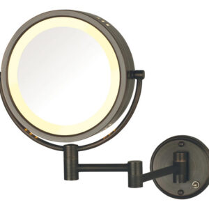 Espelho De Maquiagem Jerdon Montado Na Parede Com Luzes, Amp
