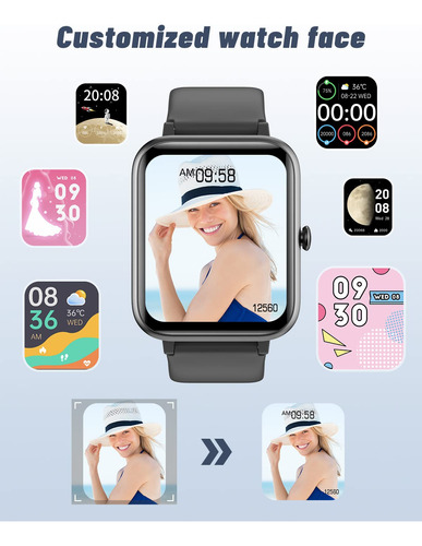 Relógio Inteligente Grv Para Ios E Android Com Monitor De Fr - Imagem 6