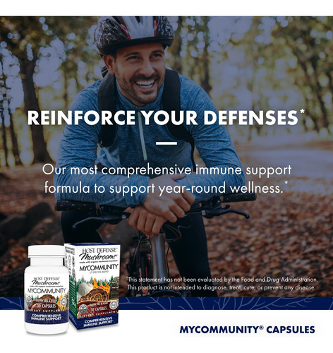 Suplemento Host Defense Mycommunity Capsules 30 - Imagem 3
