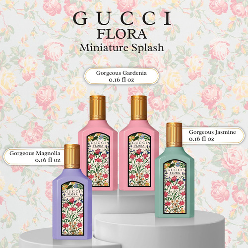 Conjunto De Perfumes Gucci Flora Para Mulheres Mini Splashes - Imagem 2