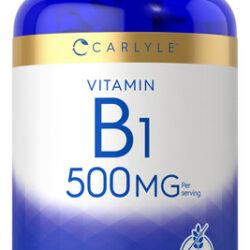 Suplemento Carlyle Vitamina B1 500 Mg (tiamina) 200 Cápsulas