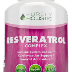 Suplemento De Resveratrol Puramente Holístico 1450 Mg Com 18