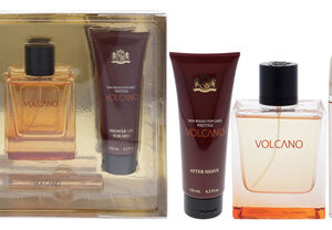 Conjunto De Presentes Perfume New Brand Prestige Volcano Par