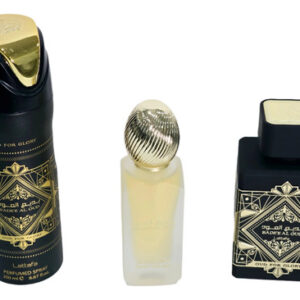 Conjunto De 3 Peças De Perfume Lattafa Bade'e Al Oud For Glo