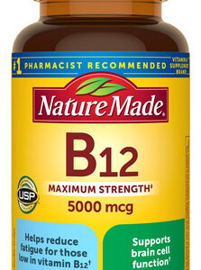 Suplemento De Vitamina B12 Natural 5000mcg 60 Cápsulas Gelat