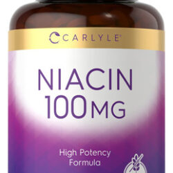 Suplemento Carlyle Niacina 100mg 300 Comprimidos Vegetariano