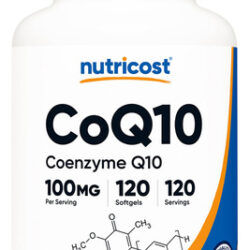 Suplemento Nutricost Coq10 Softgels 100mg 120 Porções