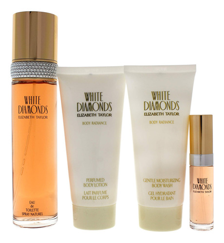 Conjunto De Perfume Para Presente Elizabeth Taylor White Dia - Imagem 2