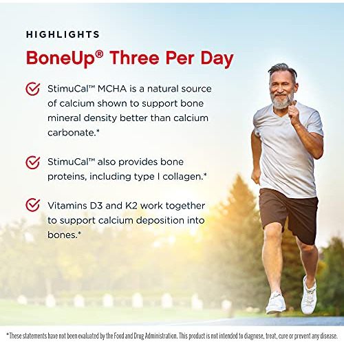 Suplemento Jarrow Formulas Boneup Three Por Dia 90 Cápsulas - Imagem 5