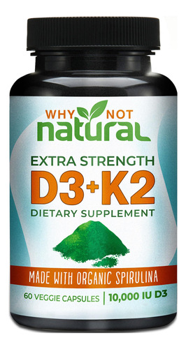 Suplemento: Por Que Não Vitamina D3 K2 Natural 10000 Ui Com