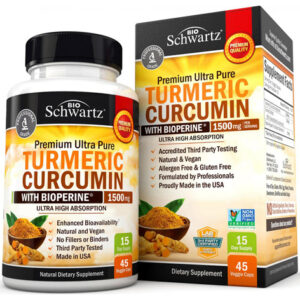 Suplemento Bioschwartz Curcuma Curcumina 1500mg Com Black Pe