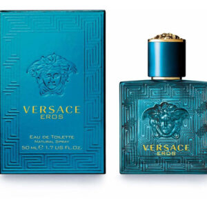 Eau De Toilette Spray Versace Eros Para Homens, 50 Ml