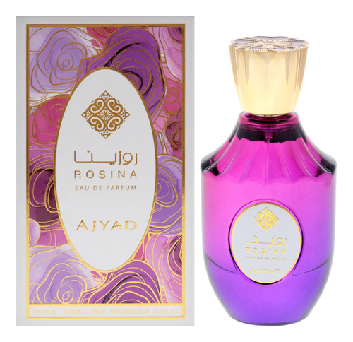 Perfume Ajyad Rosina Para Mulheres Eau De Parfum 100ml