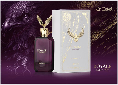 Perfume Zakat Royal Collection Amethyst Eau De Parfum 80ml - Imagem 2