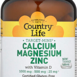 Suplemento Country Life Target-mins Cálcio Magnésio Zinco