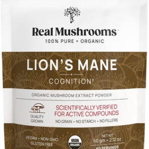 Suplemento De Cogumelos Reais: Lions Mane Powder (60 Porções