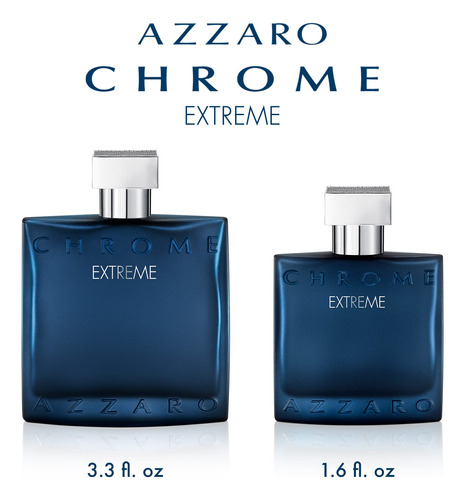 Perfume Azzaro Chrome Extreme Eau De Parfum 100ml Para Homen - Imagem 6