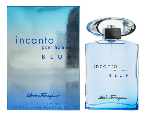 Perfume Salvatore Ferragamo Incanto Blue Eau De Toilette 100 - Imagem 2