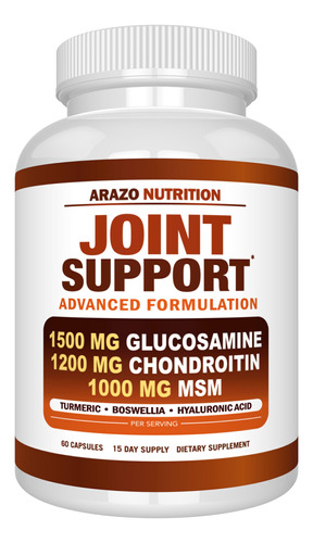 Suplemento Arazo Nutrition Joint Support 60 Cápsulas
