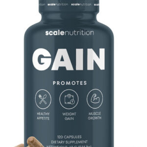 Comprimidos Para Ganho De Peso Scale Nutrition Gain 120 Cáps