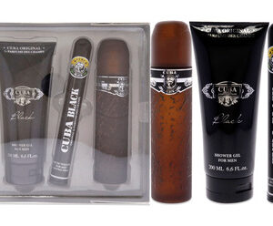 Conjunto De Presente Cuba Black By Cuba Para Homens De 4 Peç