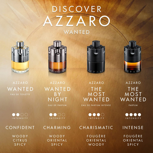 Perfume Azzaro Wanted By Night Eau De Parfum 100ml Para Home - Imagem 7